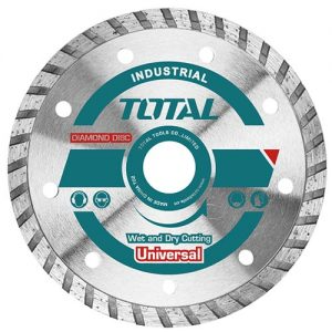 Total, Total TAC2131003 Disque à tronçonner diamanté 4" Turbo