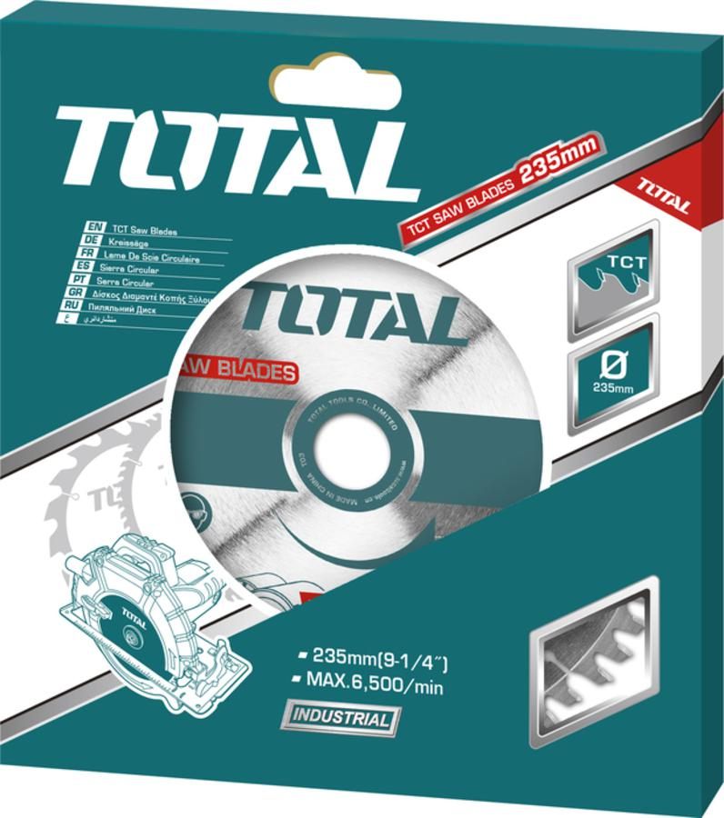 Total, Total TAC231623 Lame de scie circulaire 9-1/4"" pour le bois