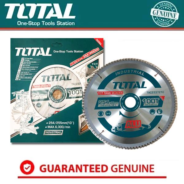 Total, Total TAC2337210 Lame de scie circulaire 10" pour aluminium