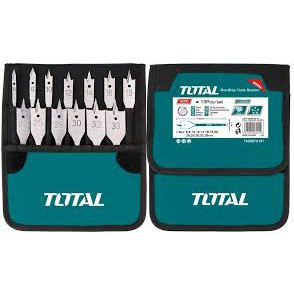 Total, Total TACSD70131 13pcs Flat Wood Drill Bit Set