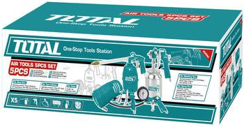 Total, Total TATK051 Kit d'outils pneumatiques (5pcs)