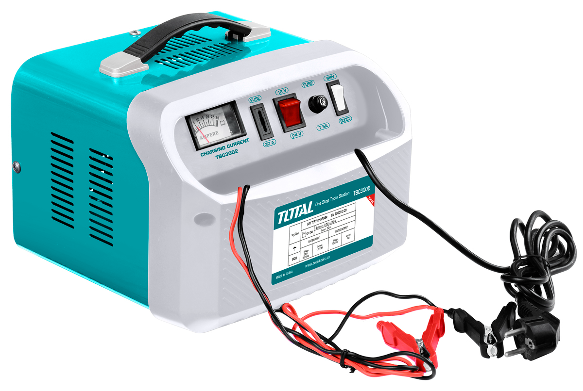 Total, Total TBC3002 Chargeur de batterie de voiture 20A