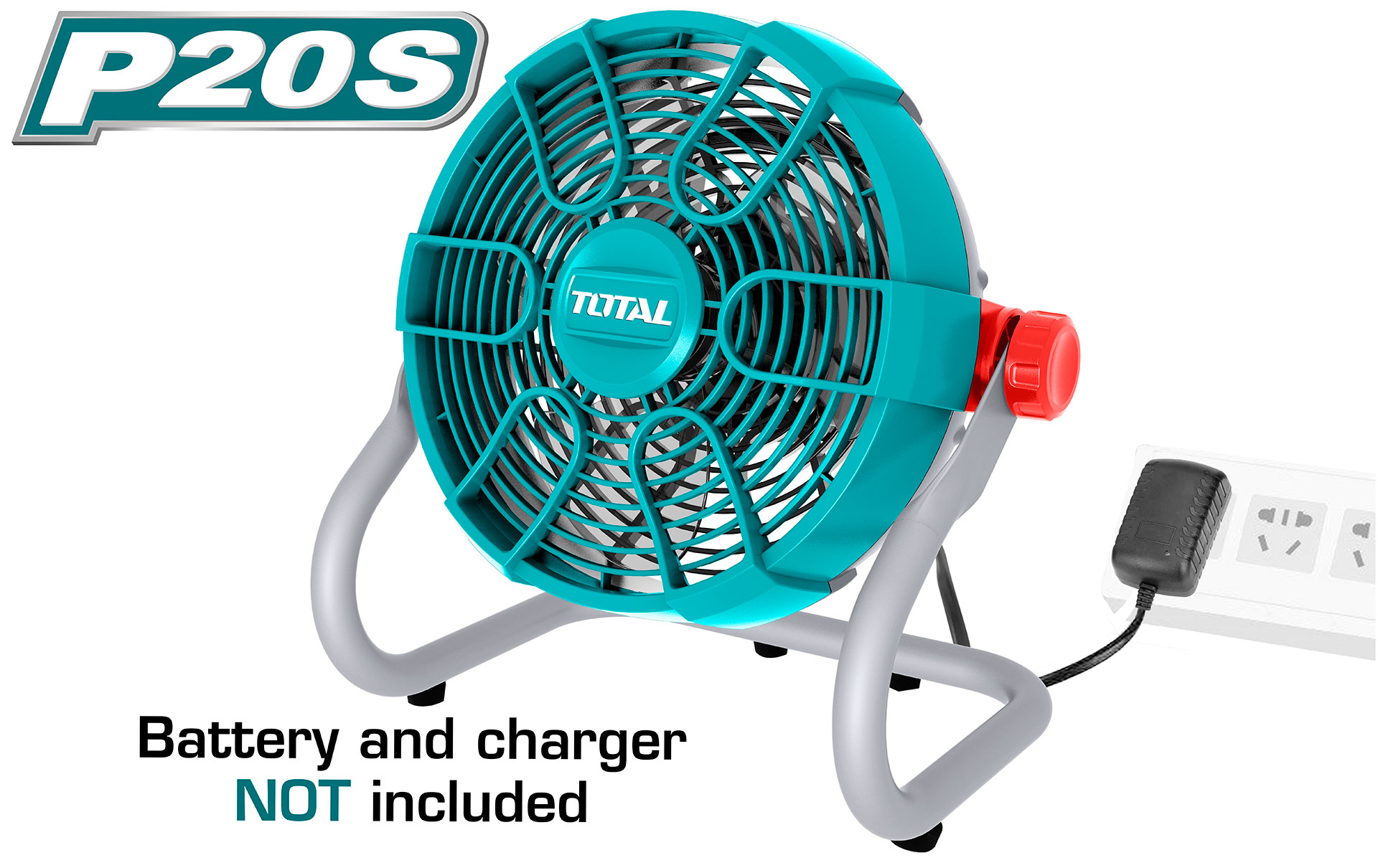 Total, Total TFALI2002 Ventilateur sans fil 20V 11" (nu)