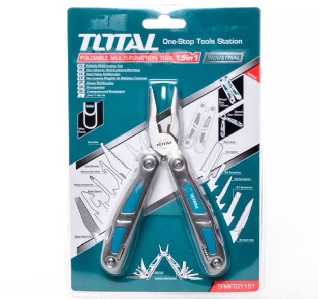 Total, Total TFMFT01151 Outil multifonction pliable / Couteau de coupe