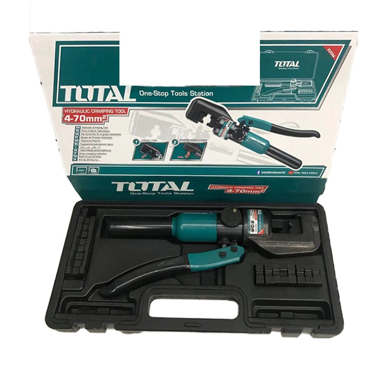 Total, Total THCT070 Ensemble d'outils de sertissage hydraulique