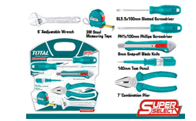 Total, Total THKTHP90076 Jeu d'outils à main 7 pièces