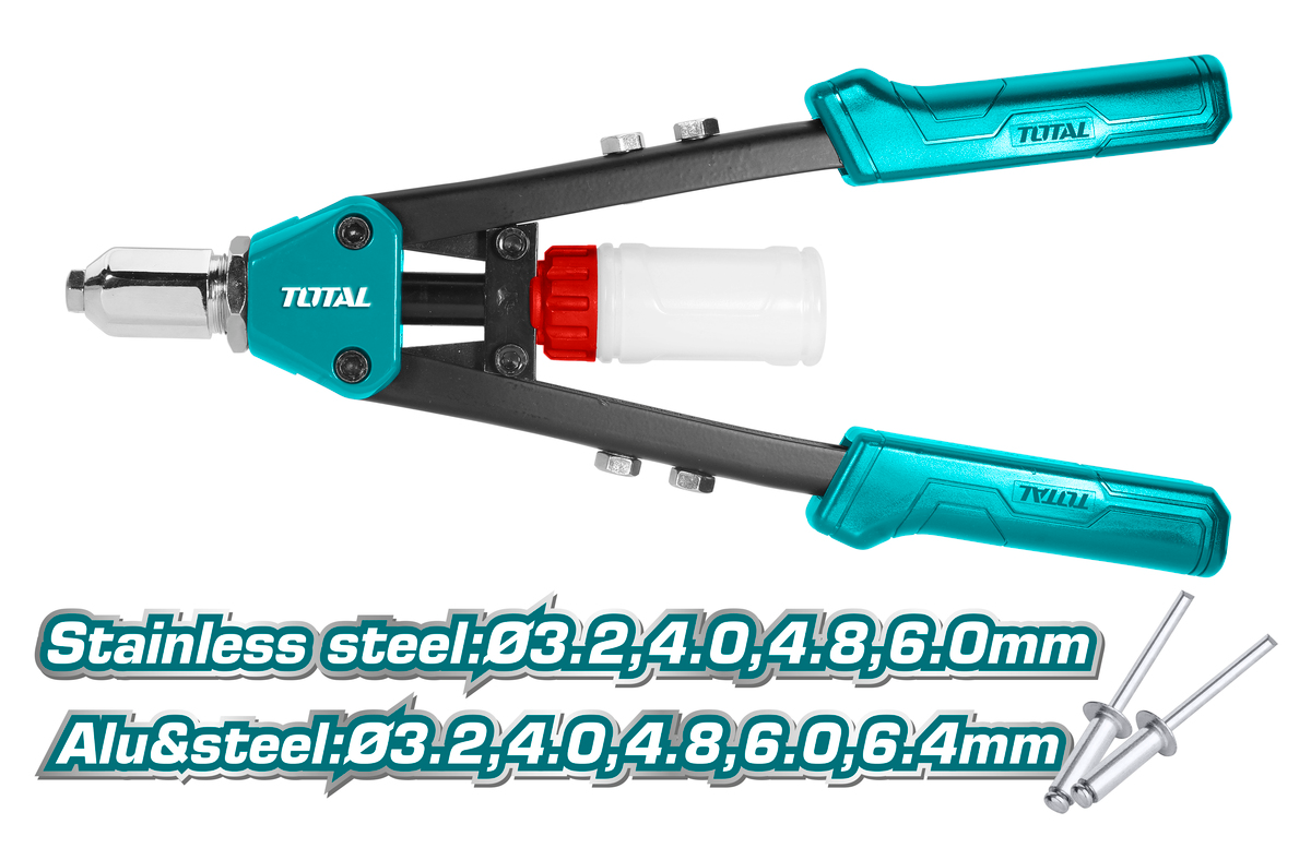 Total, Total THT32131 Riveteuse à main de type industriel 13 pouces