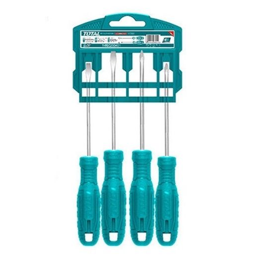 Total, Total THTDC250401 4pcs Screwdriver Set