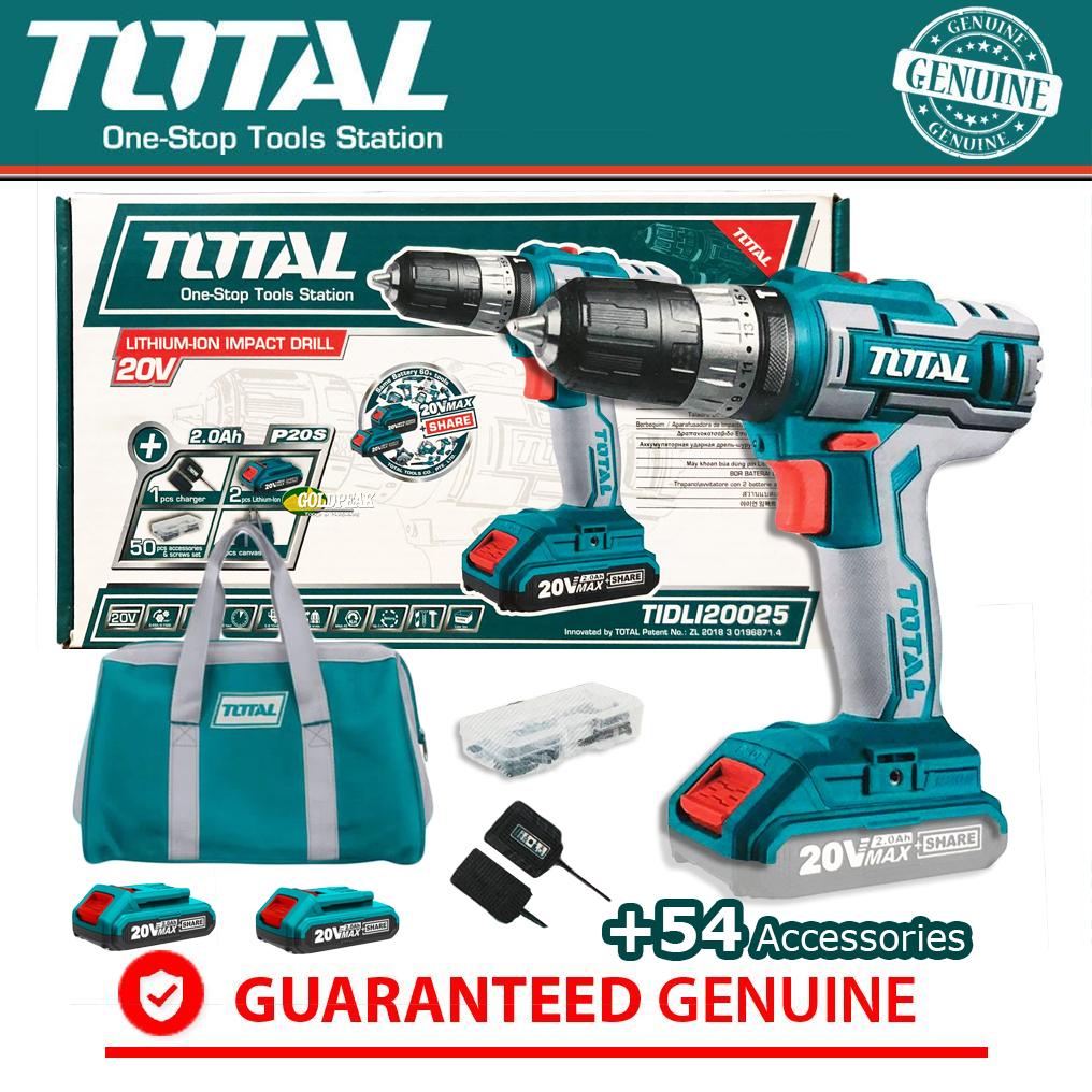 Total, Total TIDLI20025 Marteau perforateur sans fil 20V