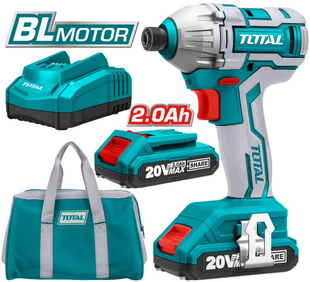 Total, Total TIRLI2002 20V Cordless Impact Driver