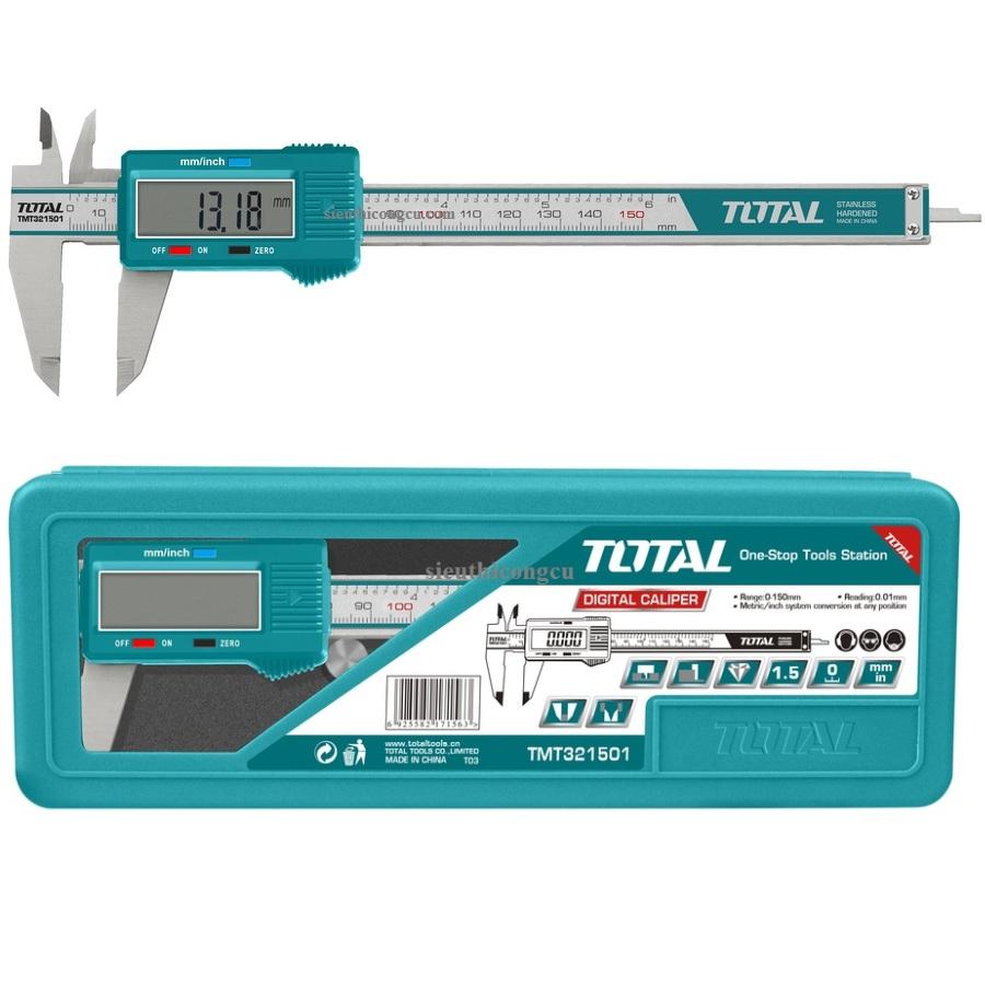 Total, Total TMT322001 Pied à coulisse numérique 200mm