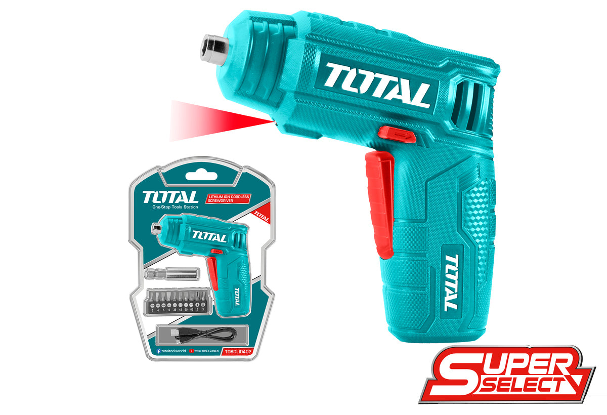 Total, Total TSDLI0402 Tournevis sans fil 4V