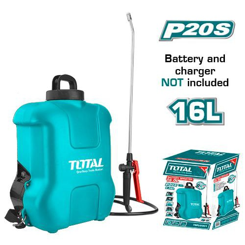 Total, Total TSPLI2001 Pulvérisateur à dos sans fil 20V (alimenté par batterie)