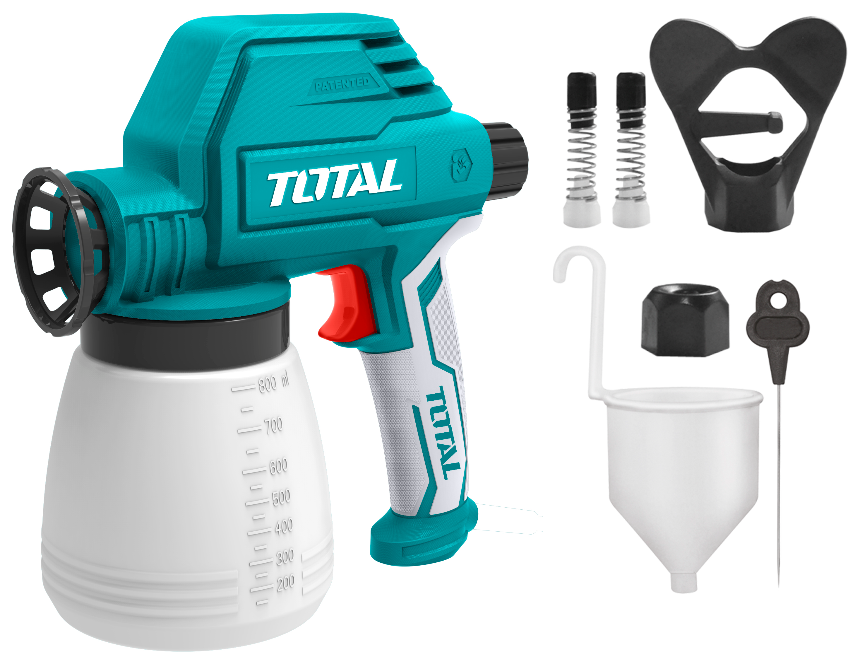 Total, Total TT1006 Pistolet à peinture électrique 100W