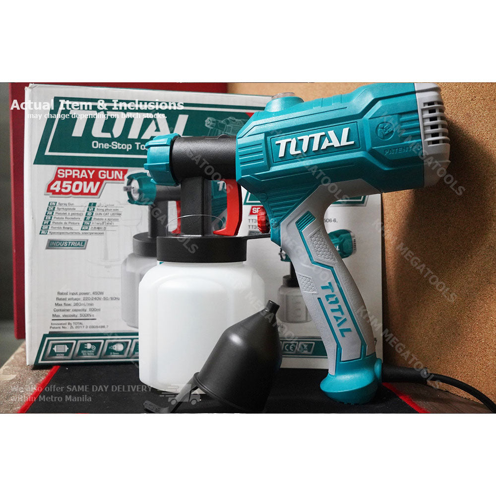 Total, Total TT3506 Pistolet à peinture électrique 450W