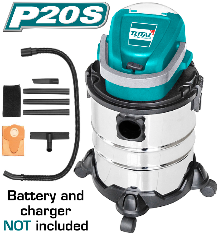 Total, Total TVLI2005 Aspirateur sans fil 20V 20L