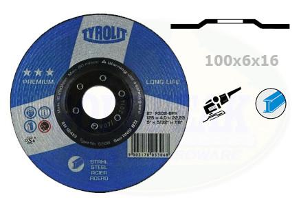 Tyrolit, Tyrolit A30S-BFX Disque abrasif 4" [Premium]