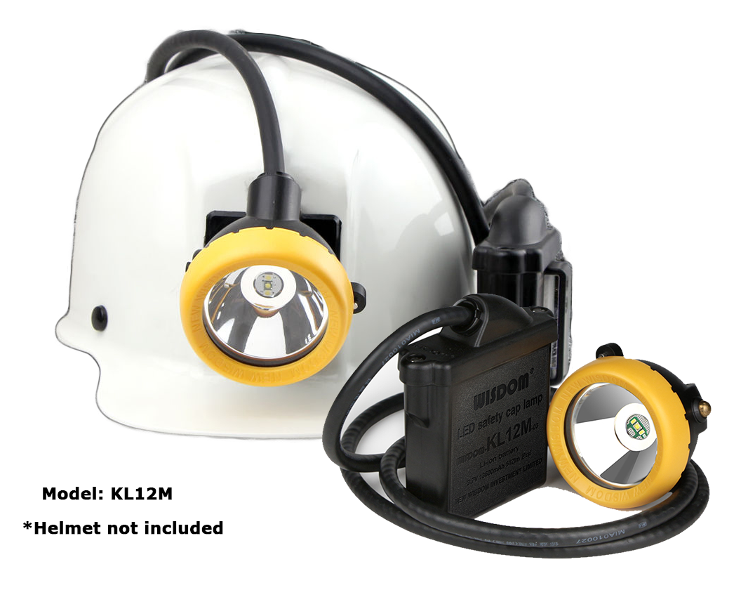 Sagesse, Wisdom KL12M Miner's LED Cap Corded Mining Lamp / Head Light (with NWB 25 Charger)