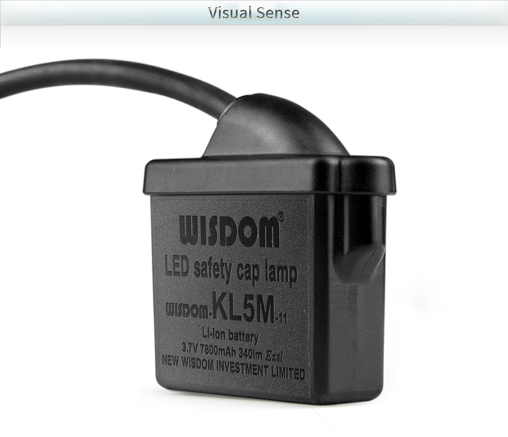 Sagesse, Wisdom KL5M Miner's LED Cap Corded Mining Lamp / Head Light (avec chargeur NWB 20-A)