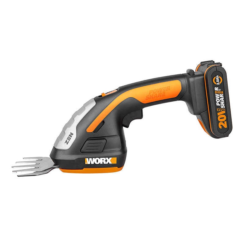 Worx, Worx WG801E 20V Cisaille à gazon sans fil / Cisaille à arbustes