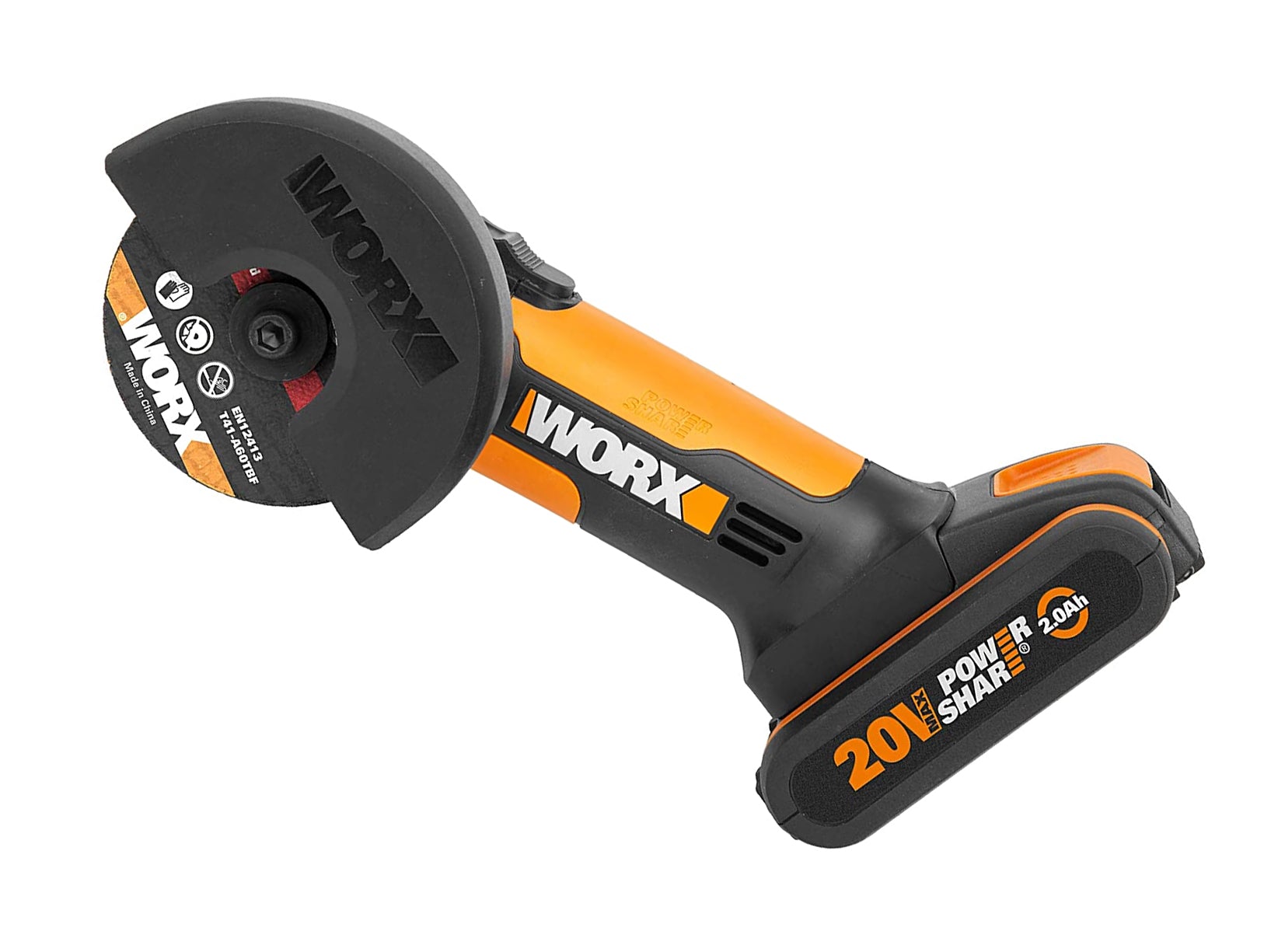 Worx, Worx WX801 20V Mini meuleuse d'angle sans fil 3" / hachoir