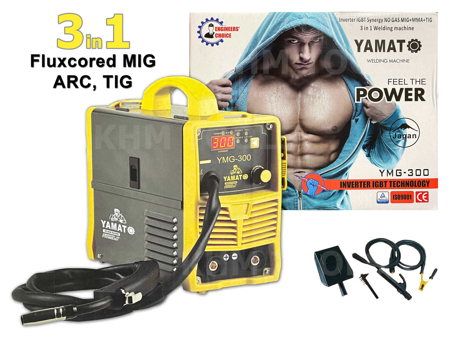 Yamato, Yamato YMG-300 3in1 DC Inverter Multi Process Welding Machine (MIG,ARC,TIG)